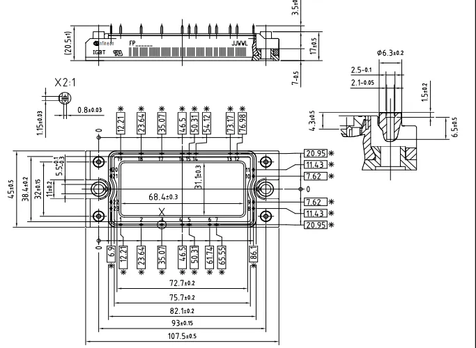شماتیک داخلی FP50R12KT4