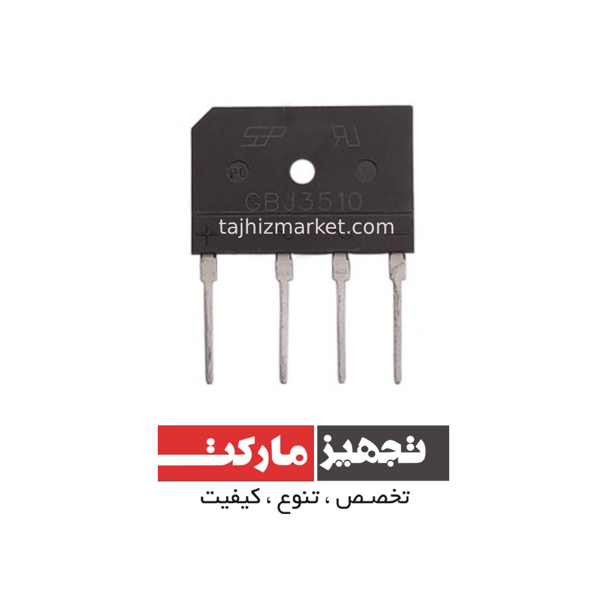 پل دیود GBU3510 | تجهیز مارکت